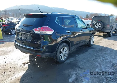 2016 Nissan Rogue Sv из США, поврежденный, VIN KNMAT2MV8GP684309